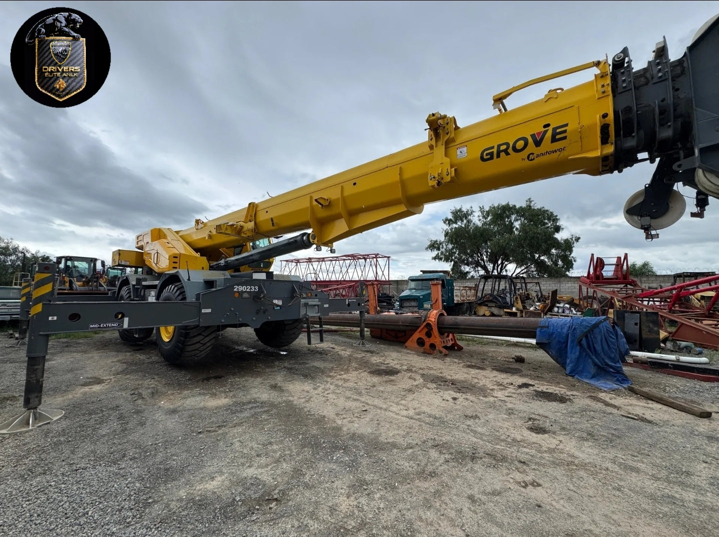 Grúa Grove Grt880 80 Toneladas Año 2017.