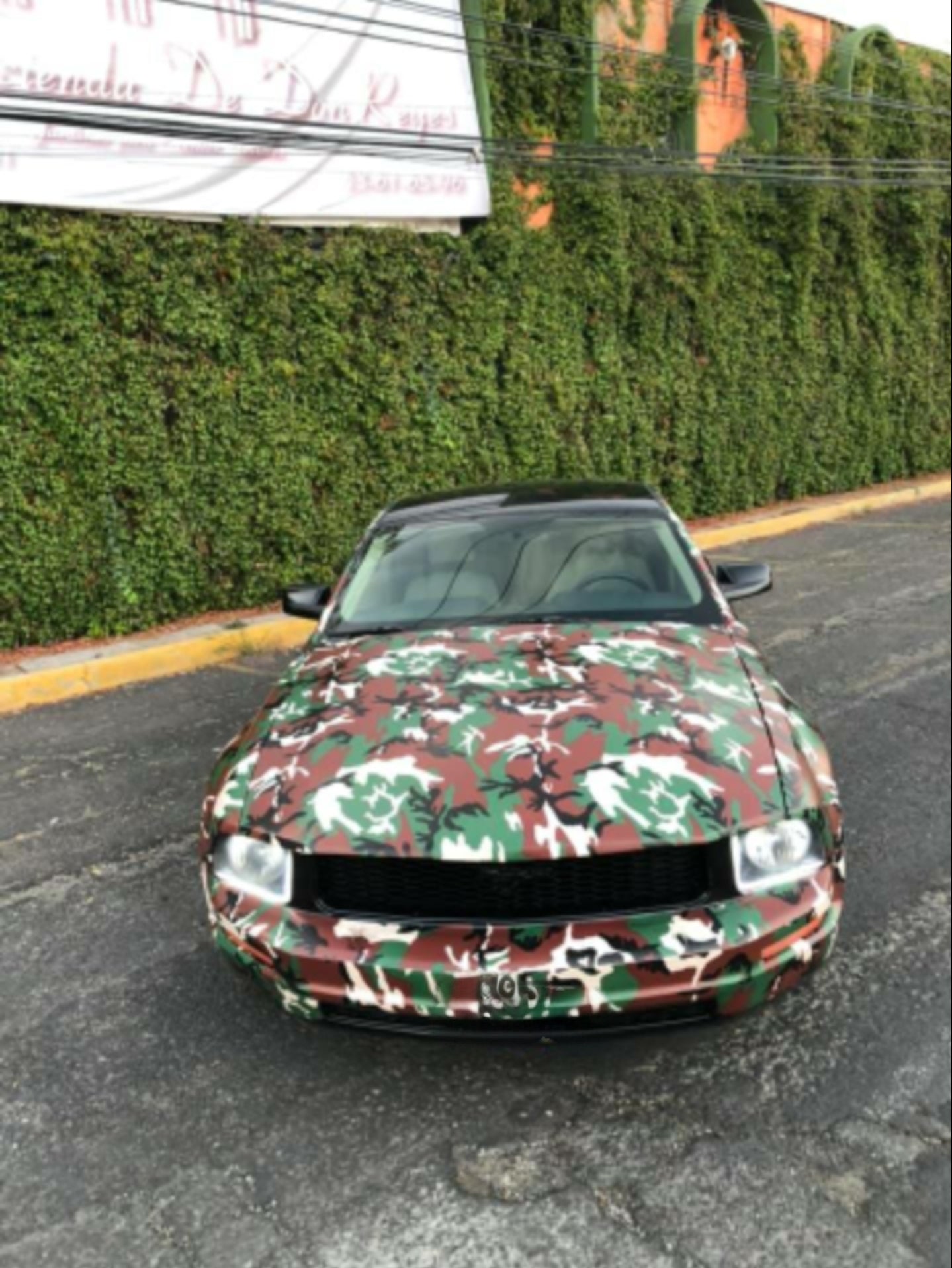 Ford Mustang 2007 Camuflaje. 🏎