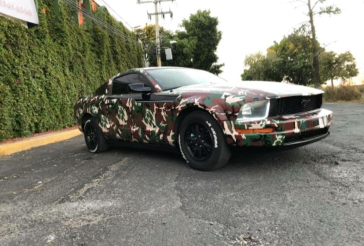 Ford Mustang 2007 Camuflaje. 🏎