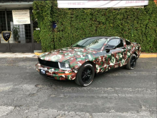 Ford Mustang 2007 Camuflaje. 🏎