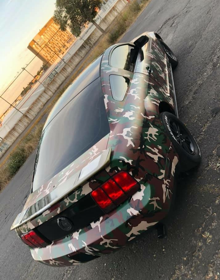 Ford Mustang 2007 Camuflaje. 🏎