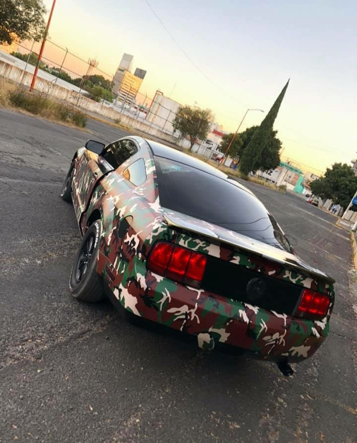 Ford Mustang 2007 Camuflaje. 🏎